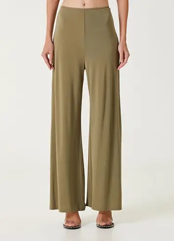 Cult Gaia NWT Kora tea green viscose high waist trousers pants size US 6 S small