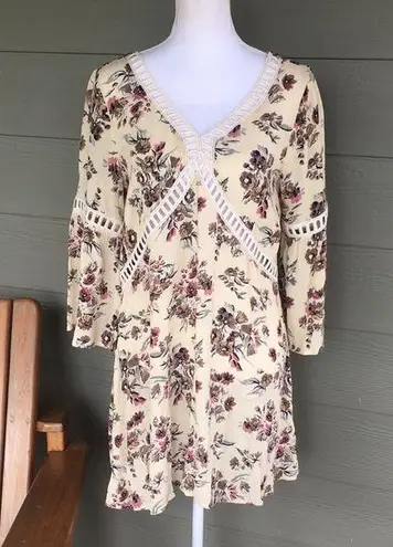 Kori America Floral Boho Tunic