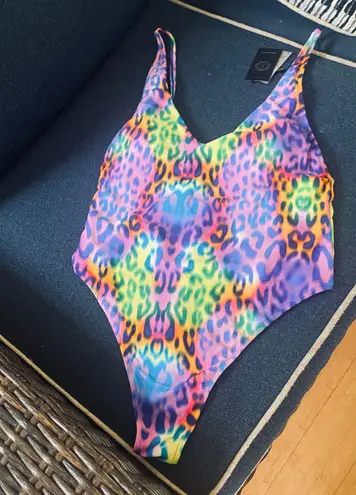 Relleciga Women's One Piece Thong Swimsuit