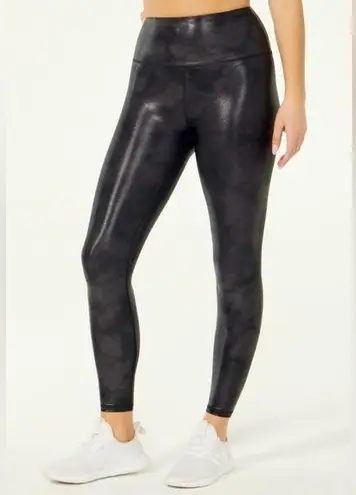 CYCLE HOUSE BLACK OMBRÉ MATTE FOIL leggings