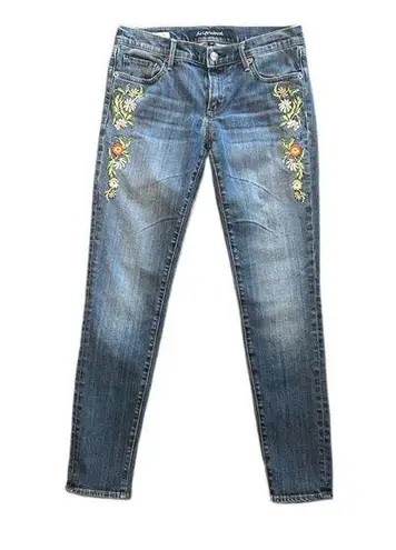 Driftwood Jeans Marilyn floral embroidered jeans size 26