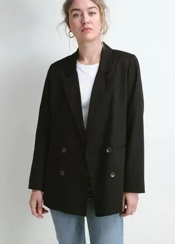 Darling Coast Blazer Black Linen Blend XS