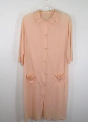 1970s Hersoil Kickernick Pink Vintage Nightgown Medium Coquette