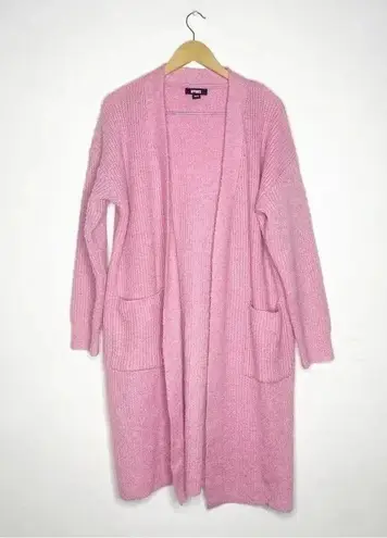 Apparis Pink Duster Joey Cardigan Baby Pink Sweater Pockets Size XS Small