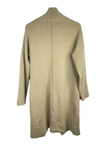 Twelve Love Womens size Small Long Line Open Cardigan Tan Beige Vanilla Girl