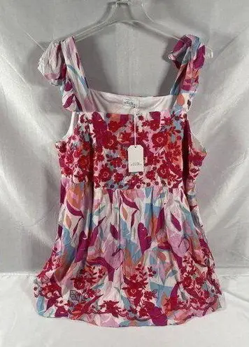 Emily Wonder Colorful & Floral Baby Doll Fully Lined Dress Size 2X NWT