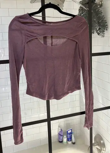 Free People Movement Plum Long Sleeve