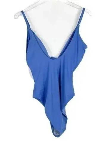 ANDIE NWT The Santorini Knot Key Hole One Piece Swimsuit Removable Cups M Blue