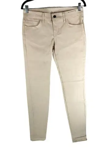 Kill City Womens Skinny Jeans Beige Goth Punk Rock Size 27 Tan