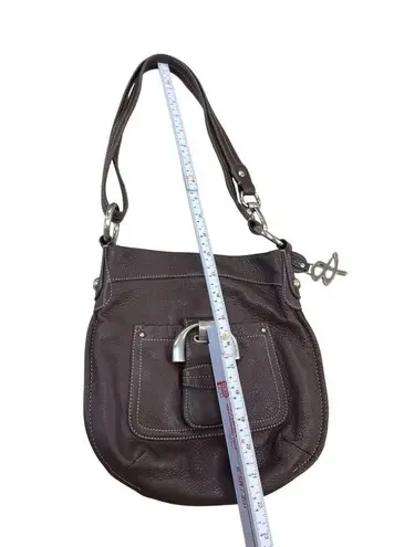 B Makowsky B. Makowsky Womens Brown Leather Handbag Purse SKU 7327