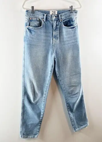 Free People  We The Free High Rise Tapered Mom Jeans Blue 28 / 6