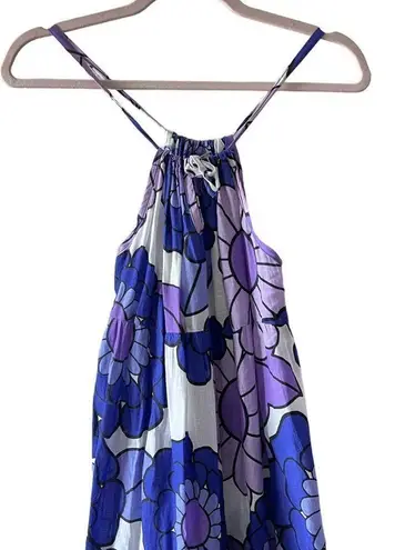 The Bar Dodo Or Purple Dorothy Floral Print Maxi Dress Small