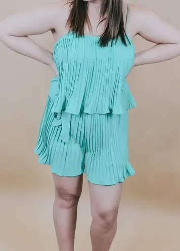 LUCKY PLEATED ROMPER