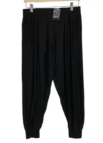 ATM Silk Jogger Pants Size Small Black
