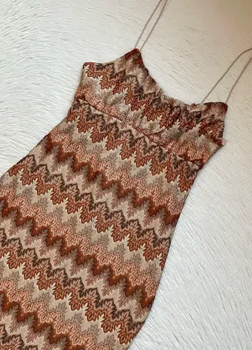 No Comment Womens sexy chevron print bodycon mini dress