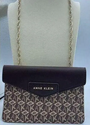 Anne Klein  logo envelope crossbody clutch