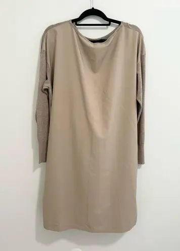 Ralph Lauren Lauren  Farheen Twill Front Sweater Dress