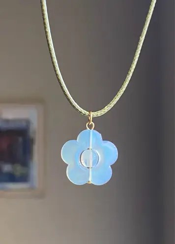 Handmade simple flower fairy cottage boho cute necklace🌼