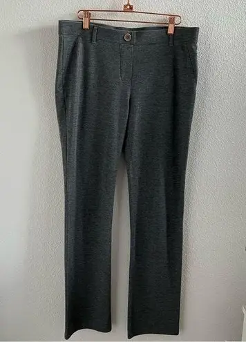 Betabrand Gray Metallic Work Yoga Business Casual Pants Medium