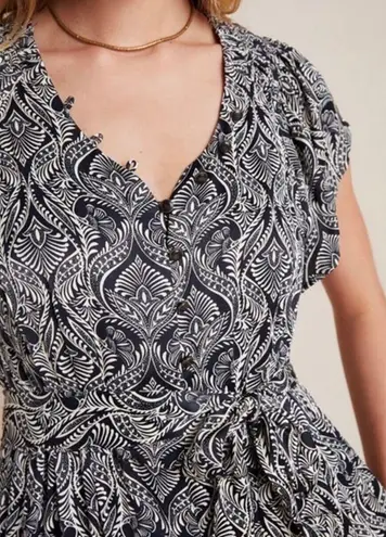 Anthropologie Zadie Satin Jumpsuit