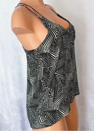 Full Tilt - Black & White, Abstract, Tank Top