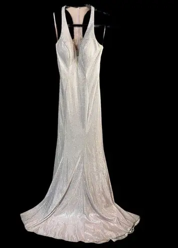 Cinderella Divine Champagne Pink Prom Dress Size 2