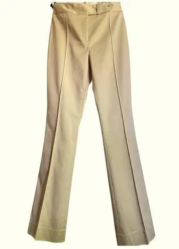 Classiques Entier Cotton blend Khaki Fine Dress Pants 4
