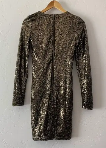 Lucca Couture Nasty Gal Golden Hour Sequin Mini Dress