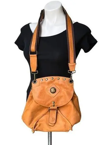 Ay Guey (famous brand in Mexico) Leather Bucket Shoulder Bag Brown