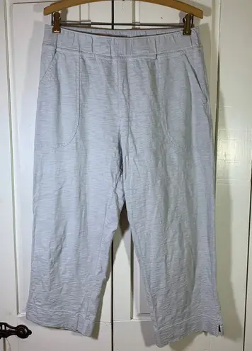Escape by Habitat Clothes Womens Crop Pants Size M Resortwear Cruise Vacation Gray Size M