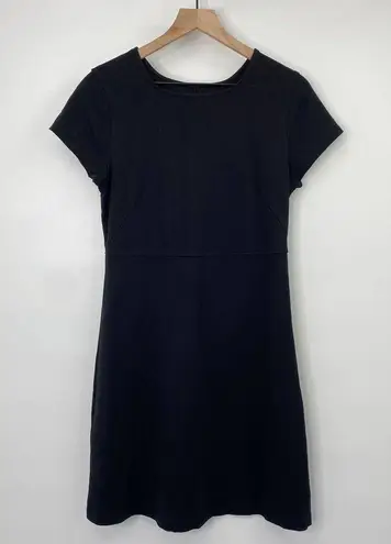 Everlane  Mini Dress Weekend Swing Dress Cotton Black Casual Stretchy Womens M