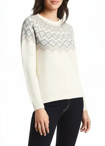 Bass Pro Shops Bass Pro Shop Natural Reflections Ladies Off-White Fair Isle Sweater Size S