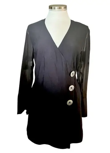 C/MEO COLLECTIVE First Light Blazer Dress Black Size Small