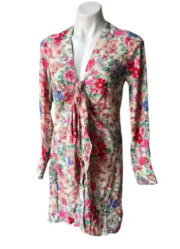 NWT, FAVORITE DAUGHTER The Barely Holding It Together Floral Mini Dress, Sz 8