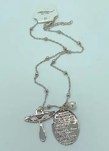 New Braver&Stronger inspirational fashion necklace