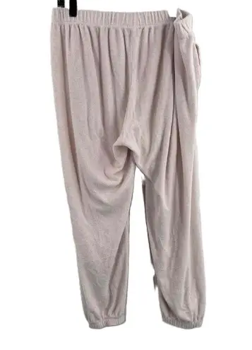 Donni Light Pink Soft Terry Lounge Pants Pull On Womens XL