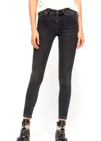 All Saints Grace faded black skinny jeans, size 27 EUC LIKE NEW