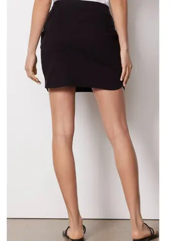 Sundry NWT x Evereve Sunday Skirt Black Size XS Mini Pullon Adjustable Pocket