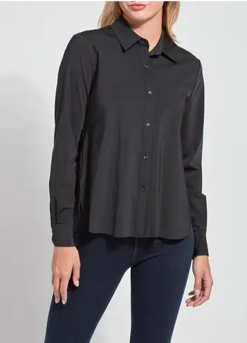LYSSÉ Lysse Black Connie Button Down Shirt
