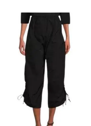 Bryn Walker Side-Ruched Pant Plus Size 3X Memory Crunch Black New USA