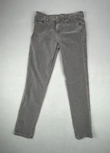 American Eagle  Jeans Womens 12L Grey Super Hi Rise Jegging Skinny Stretch