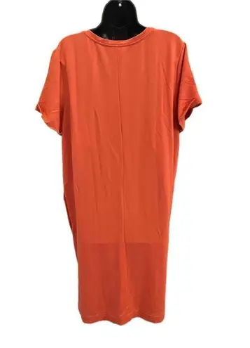 Garnet Hill  Salmon Colored Everyday T-Shirt Dress - size Large