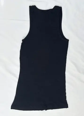 Vince Scoop Neck Tank - Black - L