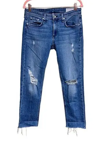 Rag and Bone  Dre Low Rise Slim Boyfriend Jeans Aviation Wash Women’s Size 27