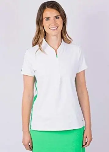 Cutter and Buck Annika DryTech Women’s Quarter Zip Top, SPF 50, Poly/Spandex, S