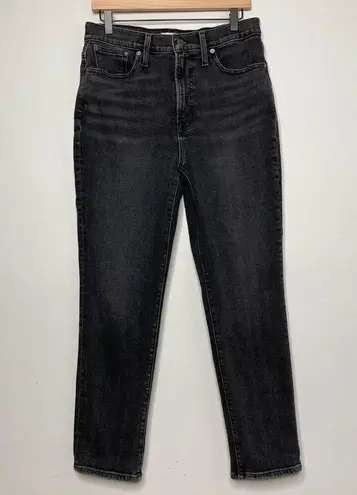 Madewell The Perfect Vintage Jean in Lunar Wash 29 Black Denim High Rise 90s