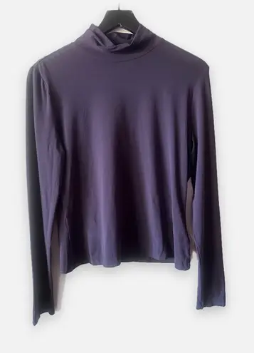 St. John Long Sleeve Top Women's Size M Navy Blue