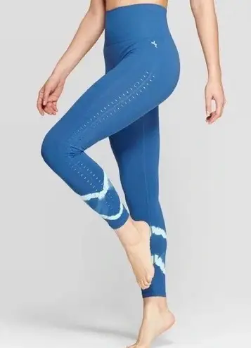 JoyLab Blue Tie Dye 7/8 Leggings NWT!