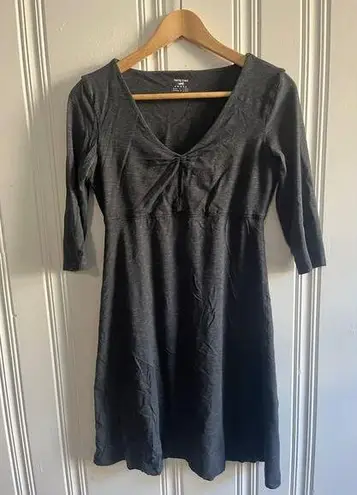 Horny Toad , toad & co gray 3/4 sleeve dress size small