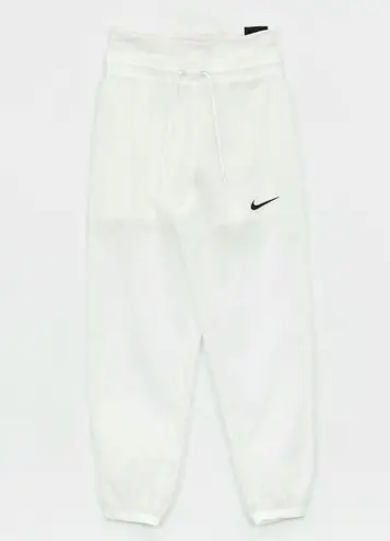 Nike NWOT  Woven TECH MESH pull on 2 in 1 shorts track Pants joggers WHITE size S